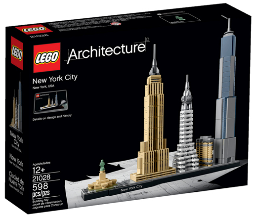 New York City - LEGO Set 21028 -  ref#1027 21028-1-1027