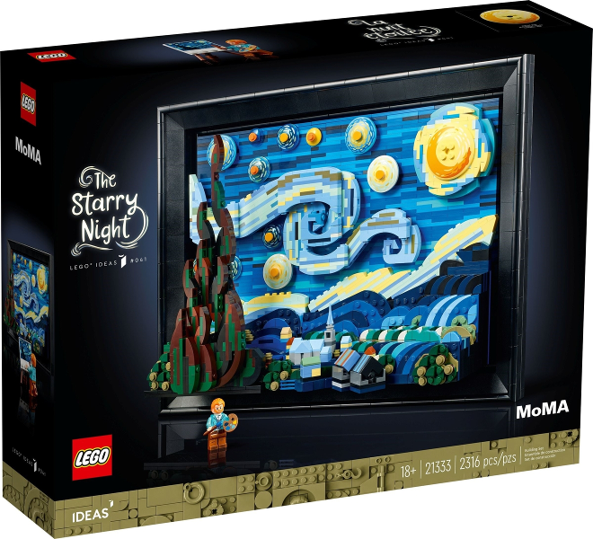 LEGO Set 21333 The Starry Night &#40;Vincent van Gogh&#41; 