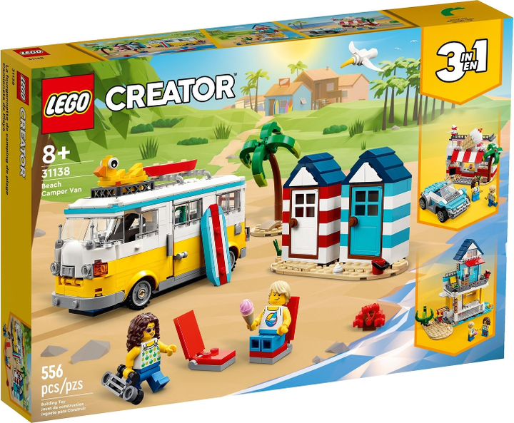 LEGO Set 31138 Beach Camper Van 