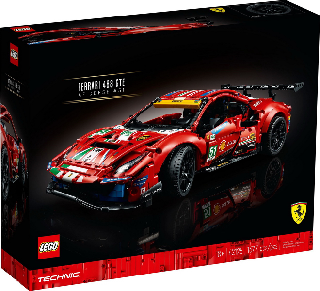 LEGO Set 42125 Ferrari 488 GTE AF CORSE #51 