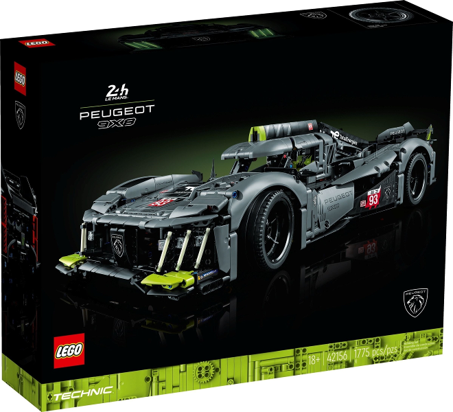 LEGO Set 42156 Peugeot 9X8 24H Le Mans Hybrid Hypercar 