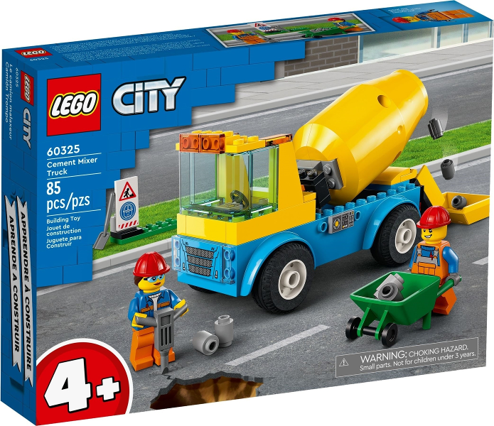 LEGO Set 60325 Cement Mixer Truck 