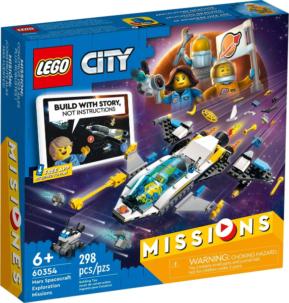 Mars Spacecraft Exploration Missions - LEGO Set 60354 -  ref#1050 60354-1-1050