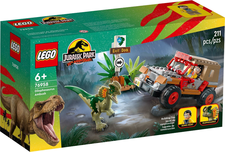 LEGO Set 76958 Dilophosaurus Ambush 