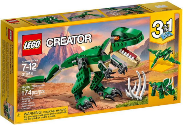 Mighty Dinosaurs {Green Edition} - LEGO SET 31058