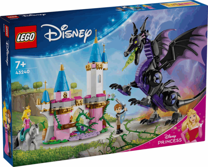 Maleficent's Dragon Form and Aurora's Castle - LEGO SET 43240