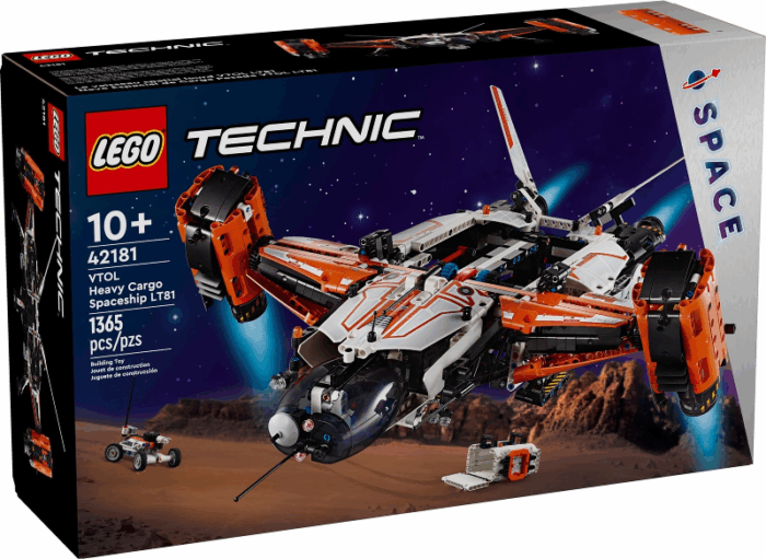 VTOL Heavy Cargo Spaceship LT81 - LEGO Set 42181