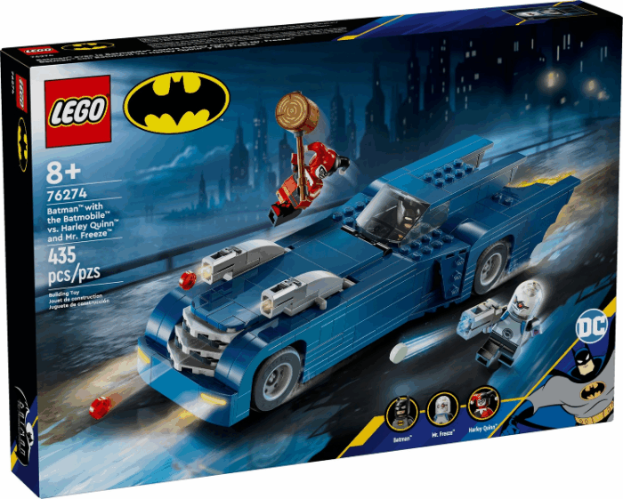 Batman with the Batmobile vs. Harley Quinn and Mr. Freeze- LEGO Set 76274